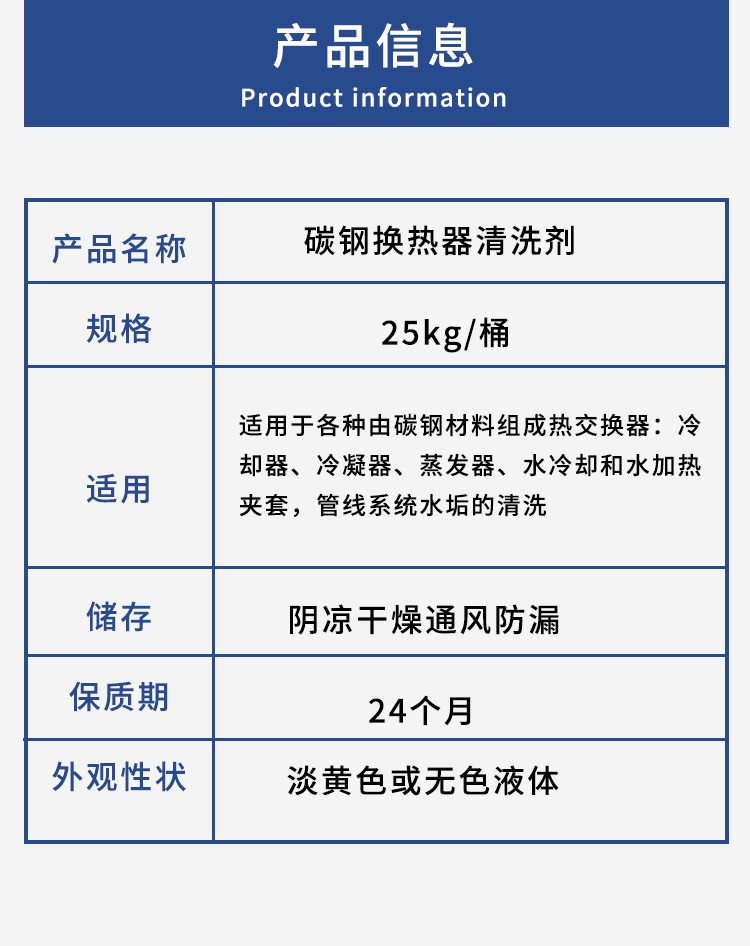 換熱器清洗劑 換熱器清洗劑