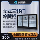 立式防爆三移門冷藏柜石油 化工廠用